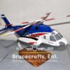 Model of Sikorsky S-92 with detailed craftsmanship.